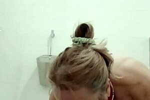 French housewife bound in chains for public exhibition and humiliation in city