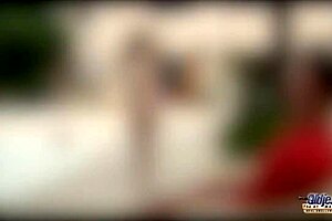 Trophy young 18+ girlfriend shows grandpa how much she craves his cock deep in her tight pussy, licking his balls too.