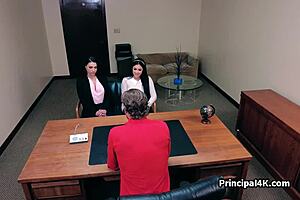 hey, what if we turn this into a steamy threeway with the busty vice principal and that latina secretary?