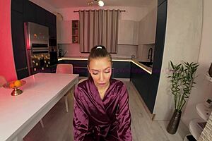 Stepsis Edges My Cock with Handjob and Blowjob to Teach Lasting Longer