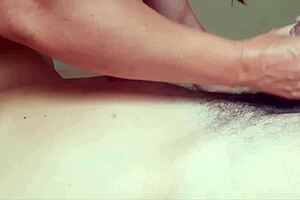 Amateur Wife with Big Tits and Ass Gives Handjob and Blowjob to Husband's Huge Hairy Cock Until Deepthroat Swallow of Massive Cumload in Mouth