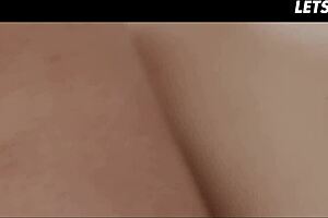 Submissive girlfriend Mary Kalisy, let's have sensual pussy fuck with lover.