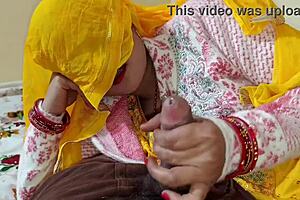 Desi Indian Maid Wife Gives Blowjob in Hindi Porn with Dirty Talk!