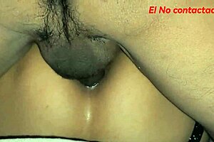 check this close-up anal creampie leaking cum from tight latina ass