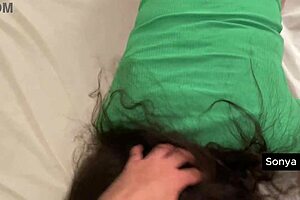 Big Ass Step Sister Ditches Homework for Bent Over Doggystyle Pounding and Missionary Creampie