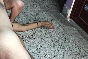 nephew bends over and fucks his indian mature aunty doggystyle