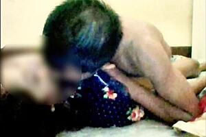 young myanmar pair pounds passionately on bed