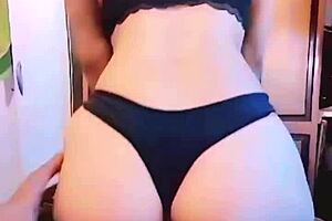 feel this delicious bareback anal creampie gaping ass