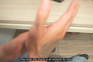 muscular patient regains appetite with my juicy shaved pussy pov