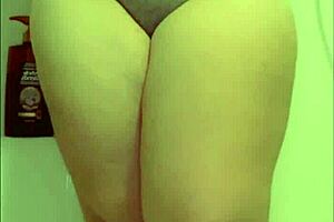 hairy bbw milf ultimate pee fetish dildo play in toilet