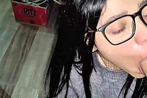 I tag along to the mall with my step-cousin craving the slutty things he makes me do