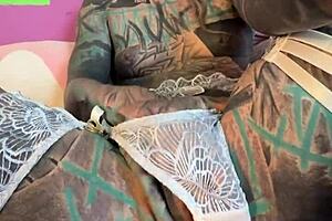 German Goth Punk Pierced Shaved Pussy Dirty Talk Solo Dildo Masturbation Fingering Tease