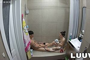 Luuv Couple Xaner And Grossy Shower Reality Show Continues