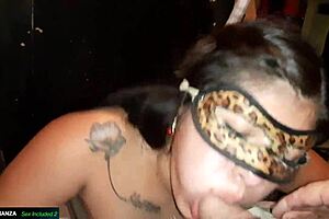 i love when geraldine SUCKS my cock deep and swallows every drop in dj booth