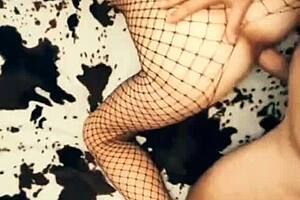 POV Milf Fucks Friend's Stocking Sister Wet Pussy!