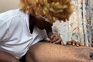 Female doctor fucks male patients rough cowgirl public