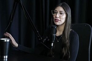 she loves her job, secret pandemic accounts, masturbates nightly - melina khalifa on sheer red