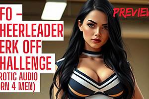 Cheerleader challenges you to cum first in hot JOI contest 💦🏆