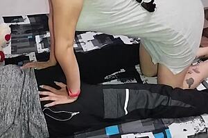 best friend's wife gives epic christmas cowgirl rides on my big cock! 🎄🍆