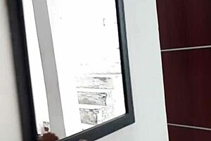 Does this horny latina crave fucking her stepbrother on the washer when home alone?