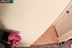 watching stepmom shower turns into lucky doggystyle creampie fuck