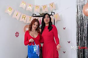 slutty friends make me fuck stepson on birthday then join group orgy