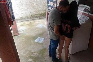 married housewife pays washer tech with fat ass bareback while hubby gone cuckold