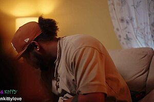 Ebony Babe Fucks Ex with Monster BBC While Hubby's Away!