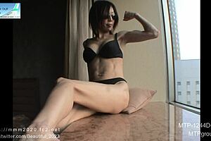 Japanese Muscle Bodybuilder Girl Fetish Visual Flex