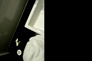 hey check this big ass brunette pissing and cumming with her ts friend 💦🍑😈