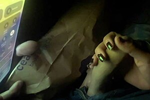 Kicked out cinema for sucking friend's cock in public