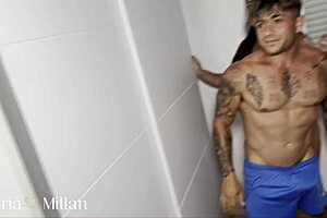 boyfriend caught friend in closet led to wild threesome dp