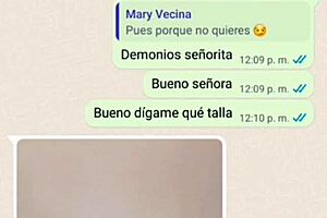 Chatting with Doña Mary as she sends nude dancing videos