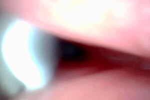 Endoscope camera catches guy's intense ejaculation moment up close