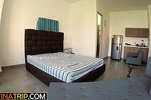 latina teen dances recorded then blows cock