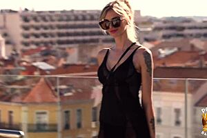 mature french blonde slut sophie stuffed full in every hole stockings