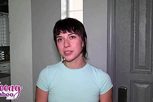 FRIENDS DAUGHTER NOVA FLAME RIDES DICK IN TIGHT 18+ ASSHOLE