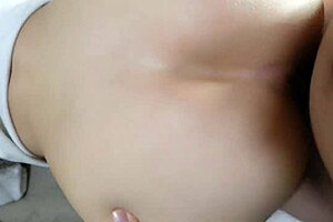 will this busty schoolgirl's secret fuck get us caught with her huge tits bouncing?