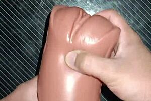 intense anal toy suck from ass to mouth deepthroat