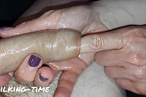 kinky british wife gives ultimate oiled glans massage part 4