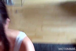 Jimena Lago sucks cock fucks sofa pov couple style