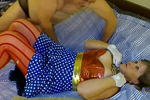 Granny America Fingered Close-Up Fucked Missionary to Fat Orgasm