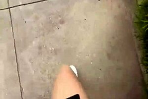 i can't stop staring at stepmom's huge swinging boobs outside