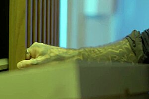 Tattooed latina big clit whore girlfriend assfucked by rocker boyfriend