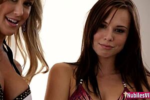 Aidra Fox And Brandi Love Teach Cougar Milf Riding Lessons.