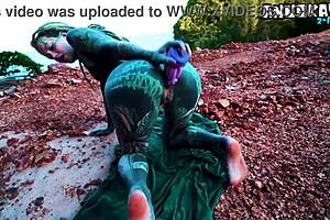 Desperate Anal Dildo Tease Fingers Asshole Till Piss Urge Hits!