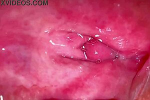 close look at amateur pink pussy 237 days post virginity loss