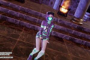 Mmd Meovv Akali Sexy Kpop Dance Turns Hentai Uncensored