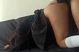 Homemade schoolgirl tempts with skirt ass cowgirl ride pretty or not?