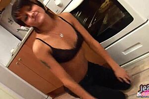 these tight skinny milf jeans rip off revealing neighbor's wet panties undressing